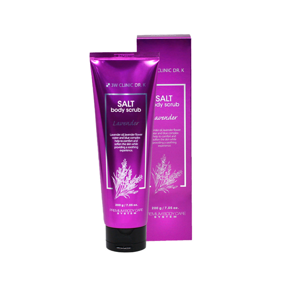 3W Clinic Dr.K Salt Lavender Body Scrub 200g