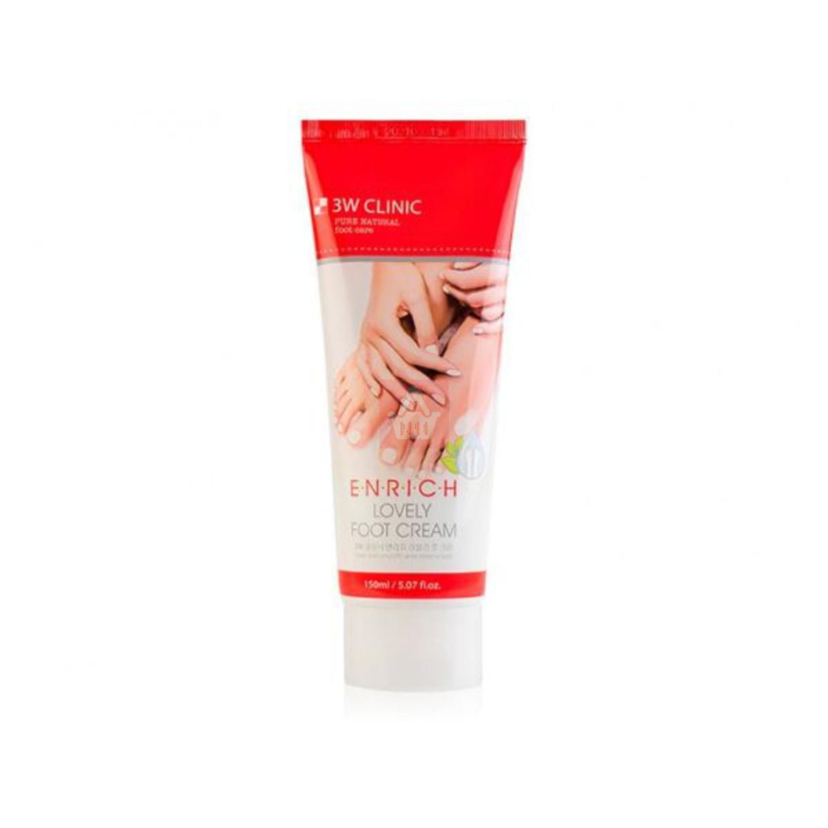 3W Clinic Enrich Lovely Foot Cream 150ml