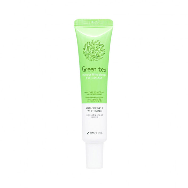 3W Clinic Green Tea Natural Time Sleep Eye Cream 40ml