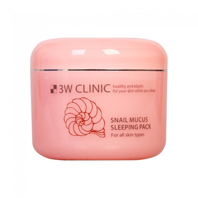 3W Clinic Snail Mucus Sleeping Pack 100ml