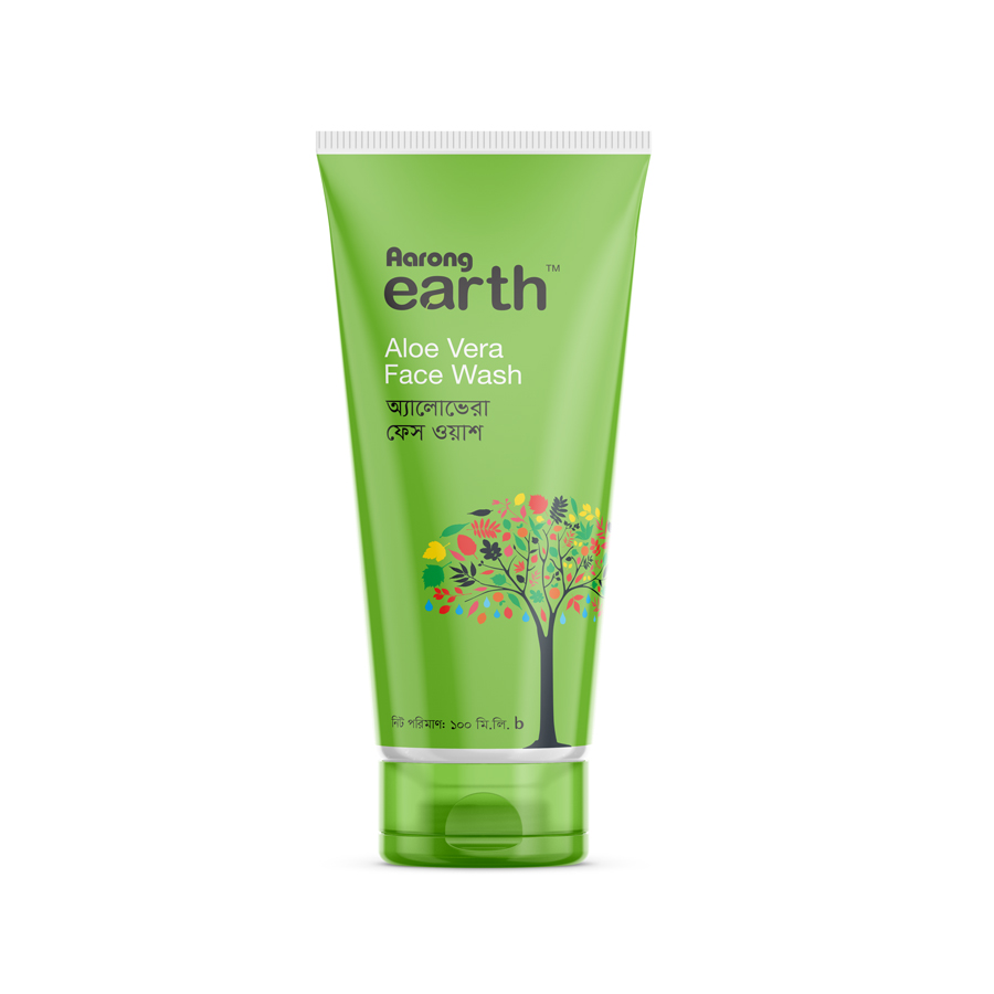 Aarong Earth Aloe Vera Face Wash 100g