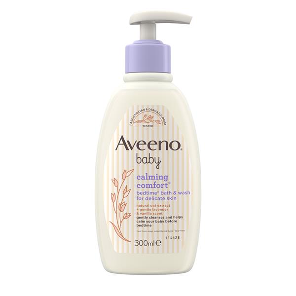 Aveeno Baby Calming Comfort Bedtime Bath & wash for Delicate Skin 300ml