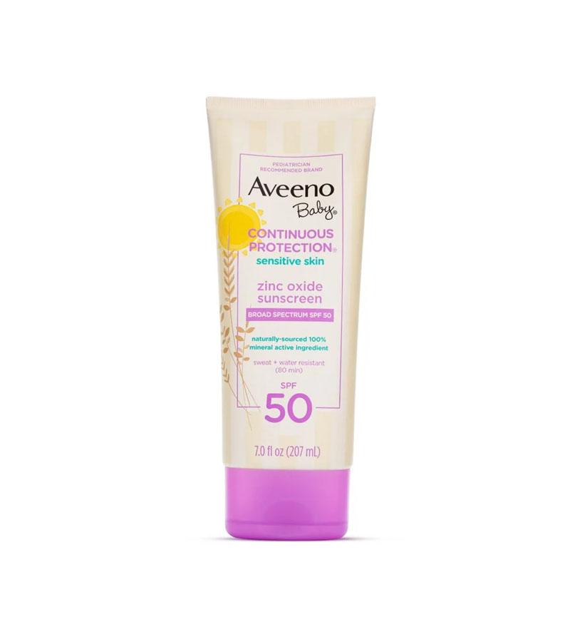 Aveeno Baby Continuous Protection Sunscreen For Sensitive Skin SPF 50 207ml