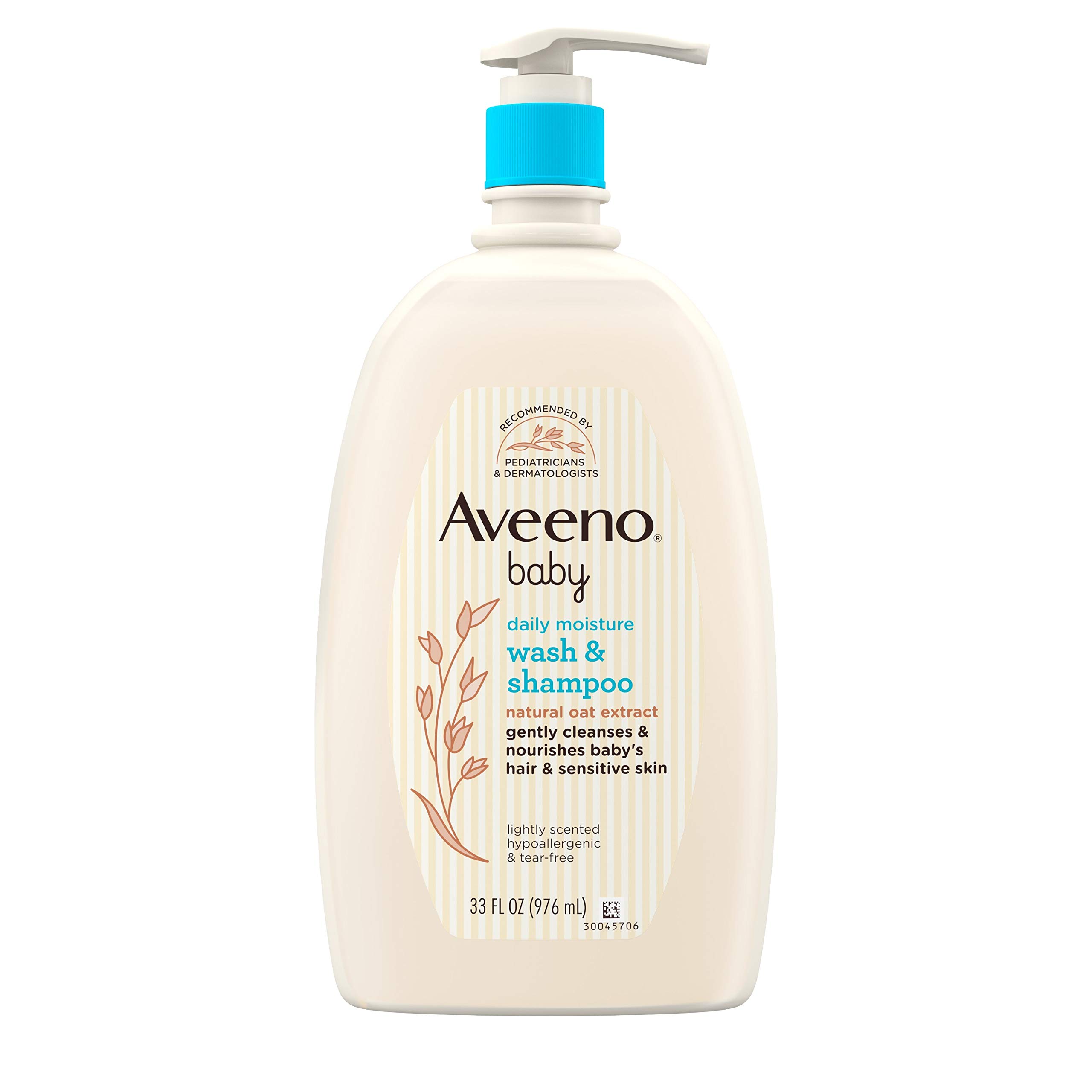 Aveeno Baby Daily Moisture Wash & Shampoo 976ml