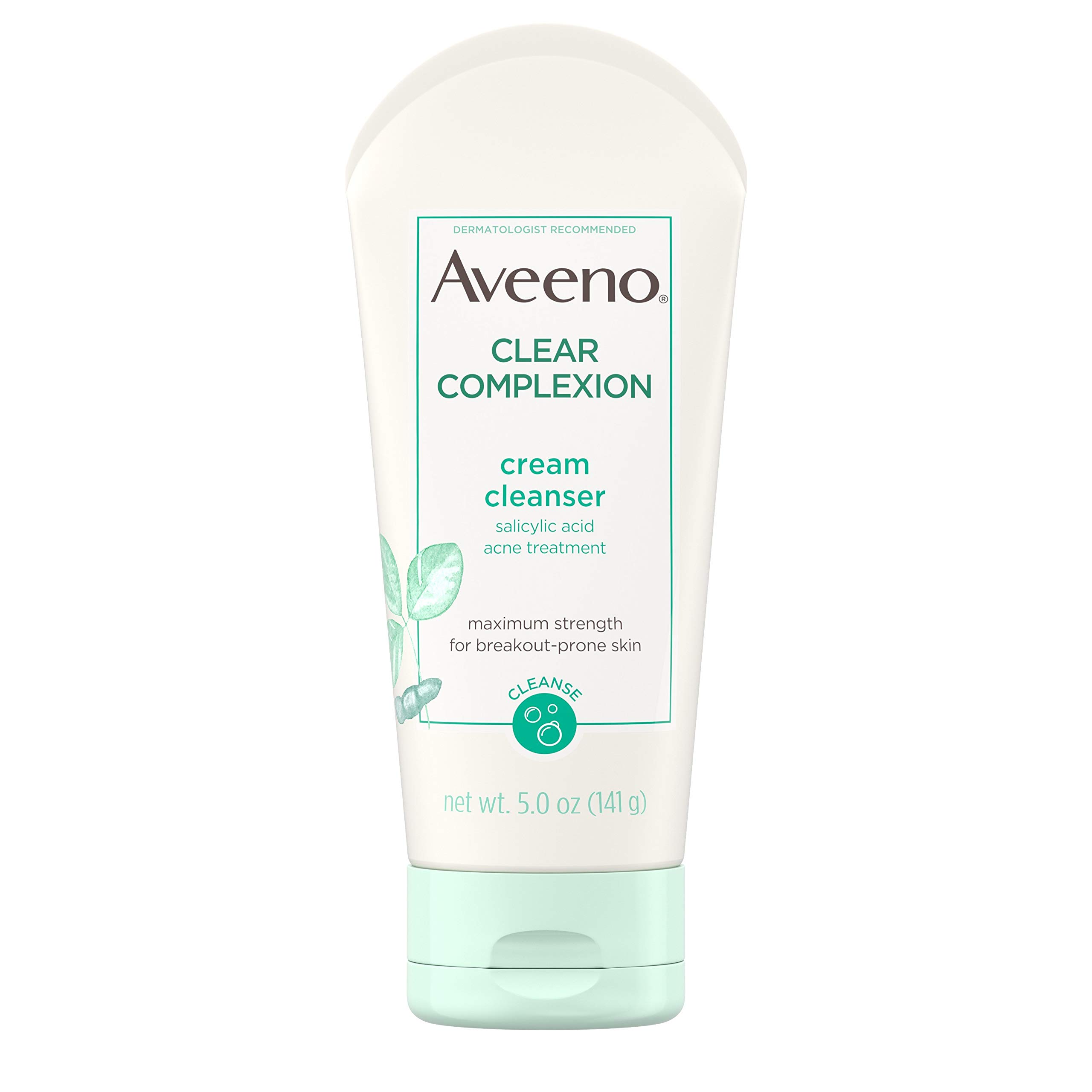 Aveeno Clear Complexion Cream Face Cleanser With Salicylic Acid 141g