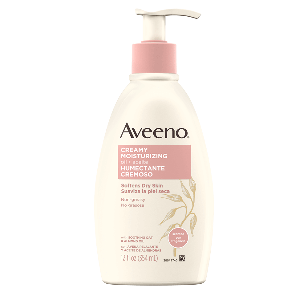 Aveeno Creamy Moisturizing For Dry Skin With Soothing Oat & Almond Oil 354ml