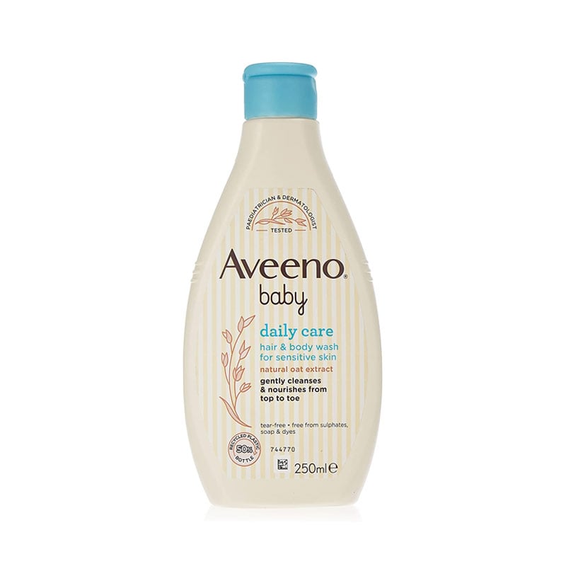 Aveeno Daily Care Baby Hair Body Wash For Sensitive Skin 250Ml