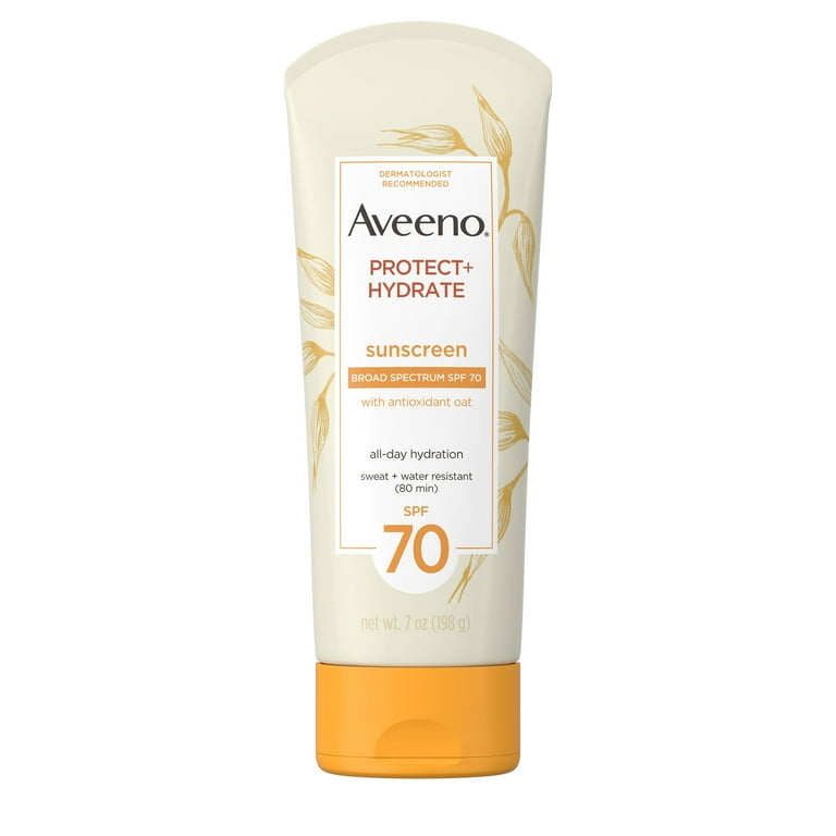 Aveeno Protect + Hydrate Moisturizing Sunscreen Lotion SPF 70 198g