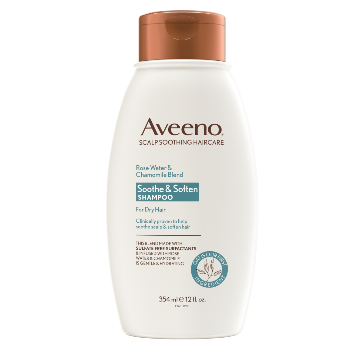 Aveeno Rose Water and Chamomile Blend Shampoo 354ml