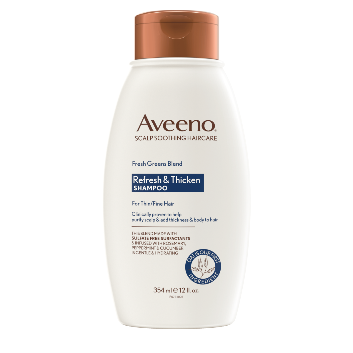 Aveeno Scalp Soothing Fresh Greens Blend Shampoo 354ml