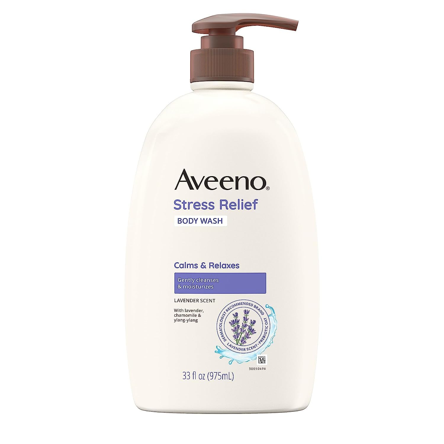 Aveeno Skin Relief Dry Skin Body Wash Lavender 975ml