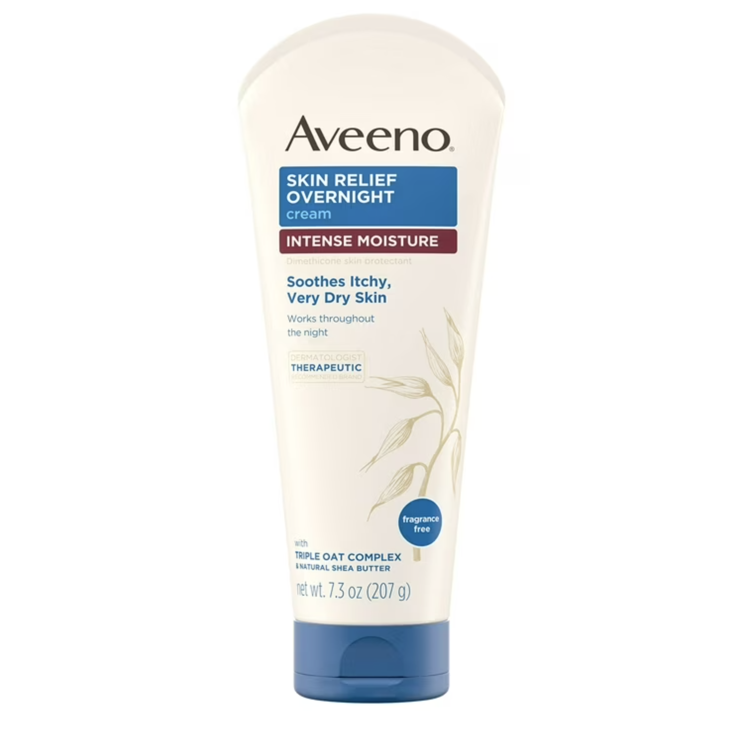 Aveeno Skin Relief Overnight Intense Moisture Cream with Triple Oat Complex & Natural Shea Butter 207g