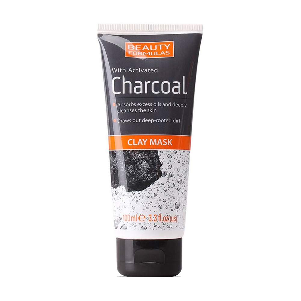 Beauty Formulas Activated Charcoal Clay Mask 100ml