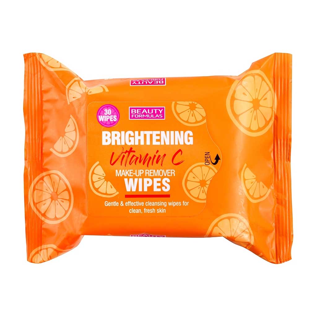 Beauty Formulas Brightening Vitamin C Make-Up Remover Wipes 30 Wipes