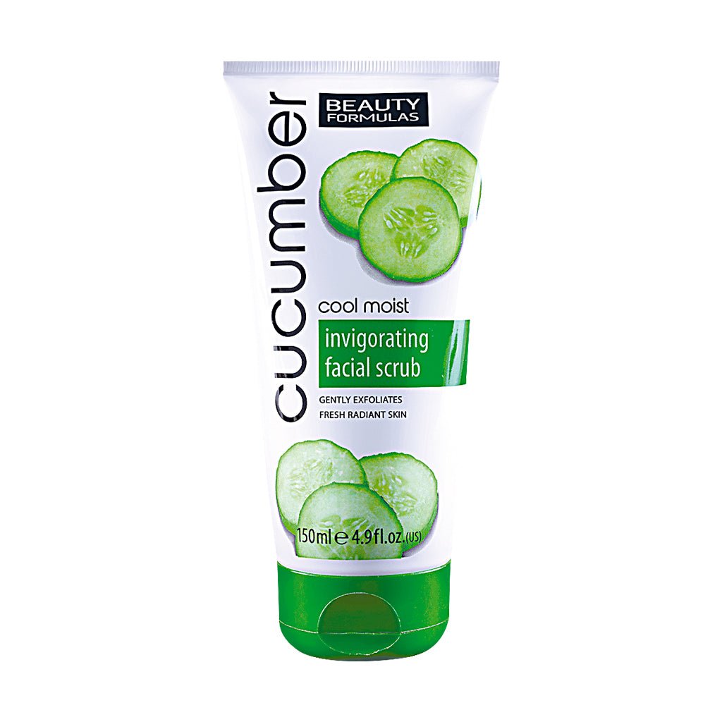 Beauty Formulas Cucumber Cool Moist Invigorating Facial Scrub 150ml