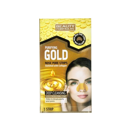 Beauty Formulas Purifying Gold Nose Pore Strips 1Strip