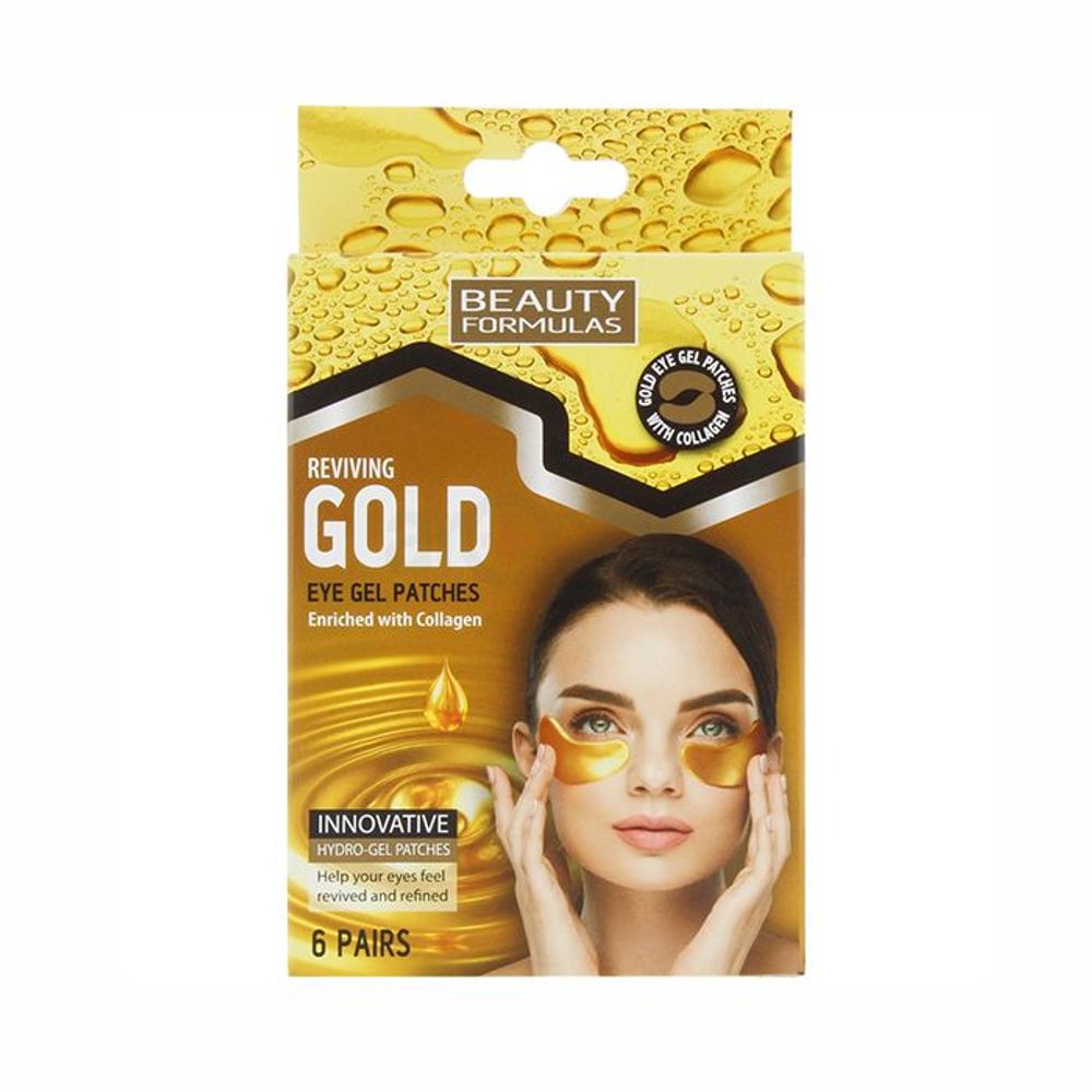 Beauty Formulas Reviving Gold Eye Gel Patches 6 Pairs