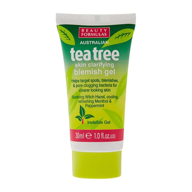 Beauty Formulas Tea Tree Skin Clarifying Blemish Gel 30ml