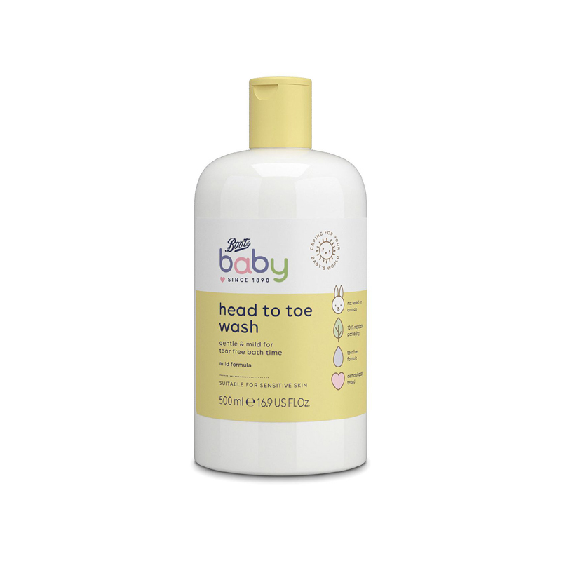 Boots Baby Head to Toe Wash 500ml
