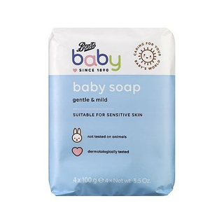 Boots Gentle and Mild Baby Soap 4x100g