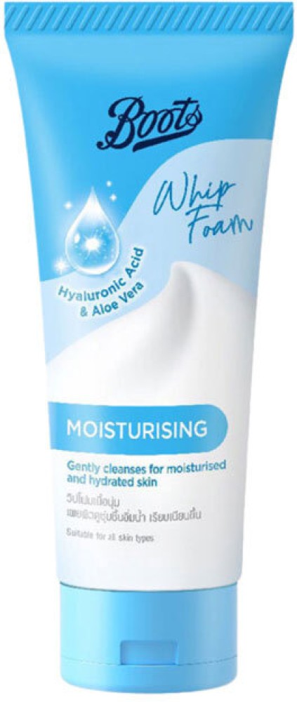 Boots Hyaluronic Acid & Aloe Vera Whip Foam Moisturising Face Wash 100ml