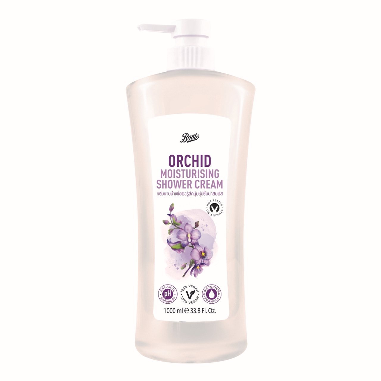 Boots Orchid Moisturising Shower Cream 1000ml