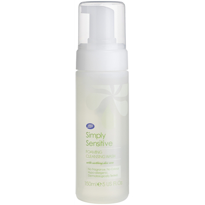 Boots Simply Sensitive Foaming Cleansing Wash 150ml