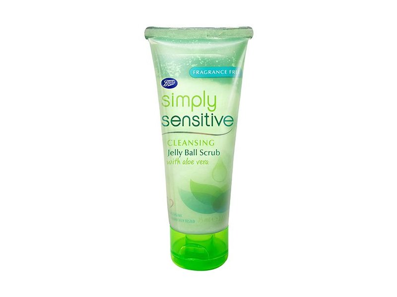 Boots Simply Sensitive Jelly Ball Scrub 75 ml
