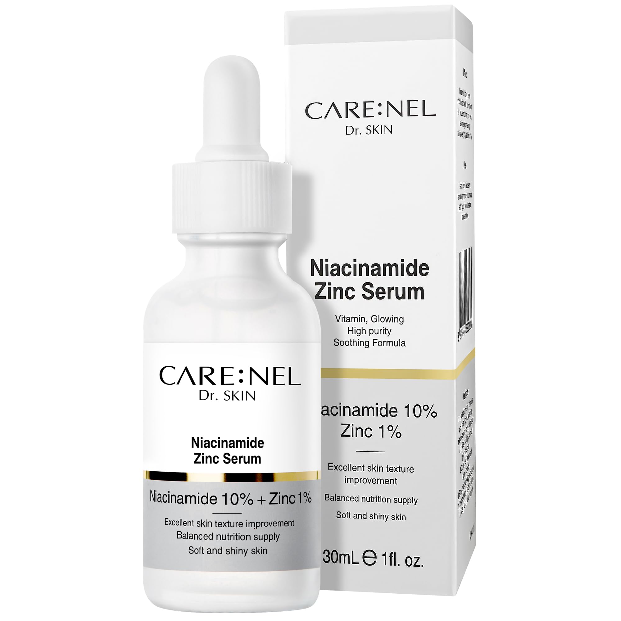 Care:Nel Dr. Skin Niacinamide 10% Zinc 1% Serum 30ml