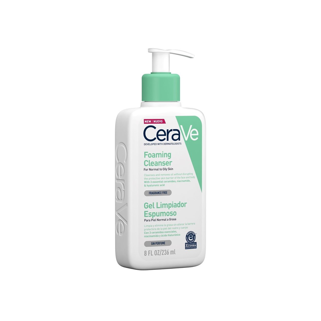 CeraVe Foaming Facial Cleanser for Normal to Oily Skin 236ml