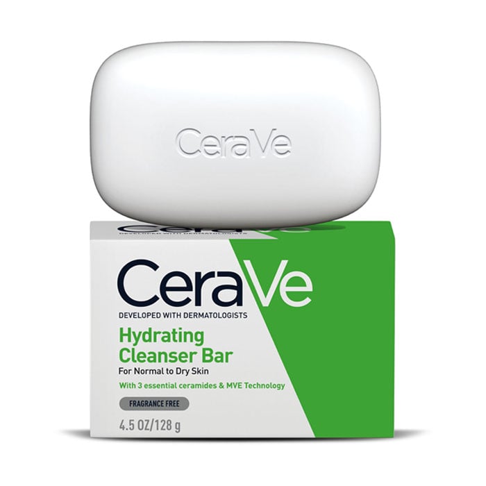 CeraVe Hydrating Cleanser Bar For Normal To Dry Skin 128g