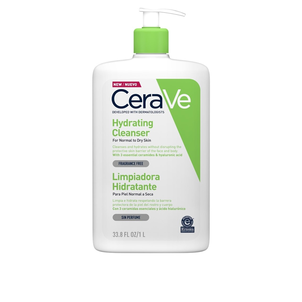 CeraVe Hydrating Cleanser for Normal to Dry Skin 1 Litre