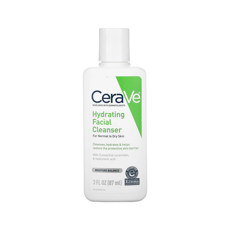 CeraVe Hydrating Facial Cleanser for Normal To Dry Skin 87ml