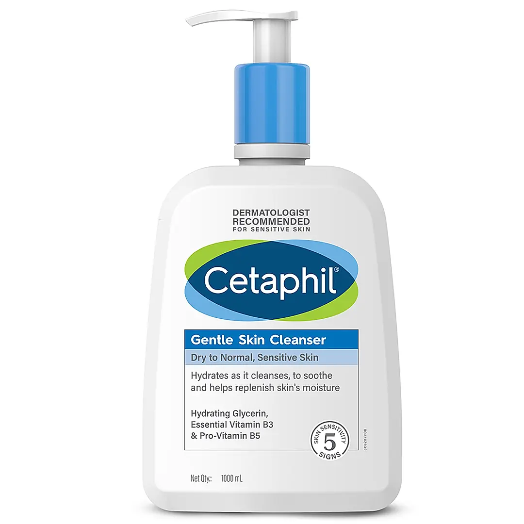 Cetaphil Gentle Skin Cleanser For Normal To Dry Sensitive Skin 1000ml