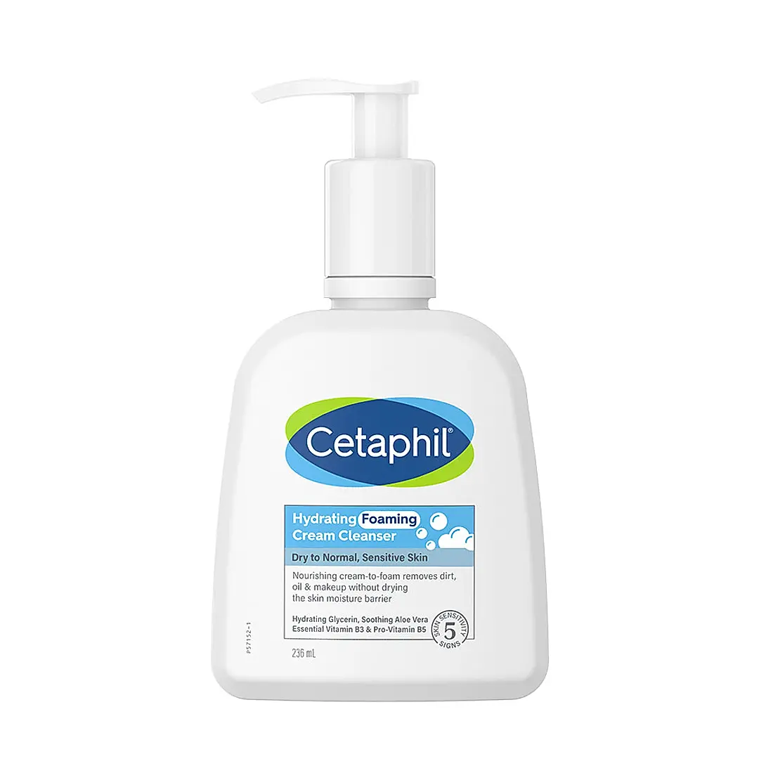 Cetaphil Hydrating Foaming Cream Cleanser 236ml