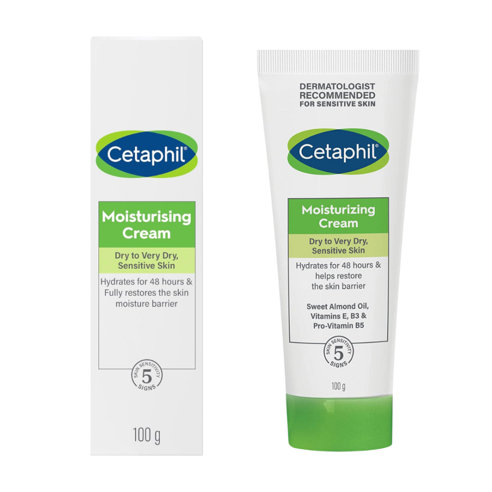 Cetaphil Moisturising Cream For Dry To Very Dry Sensitive Skin 100g