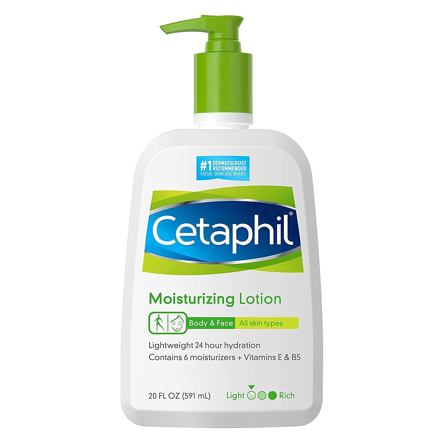 Cetaphil Moisturizing Face & Body Lotion All Skin Types 591 ml