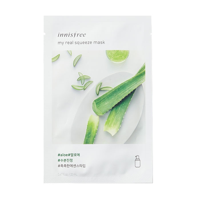 Innisfree My Real Squeeze Aloe Vera Sheet Mask 20ml