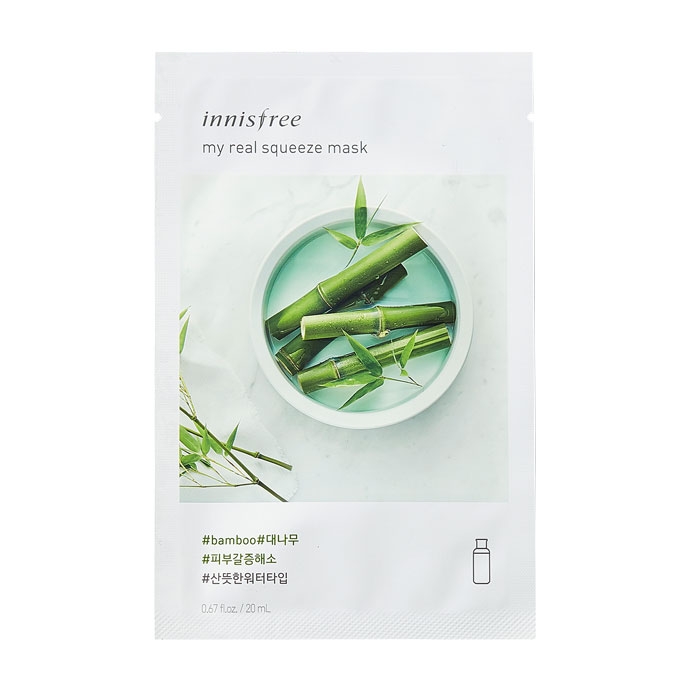 Innisfree My Real Squeeze Bamboo Sheet Mask 20ml
