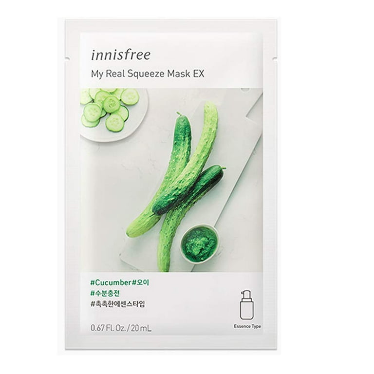 Innisfree My Real Squeeze Cucumber Sheet Mask 20ml