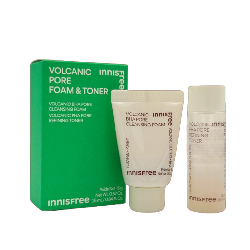 Innisfree Volcanic Pore Foam & Toner 25ml