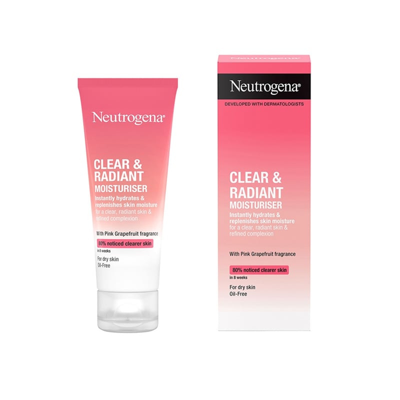 Neutrogena Clear Radient Moisturiser With Pink Grapefruit Fragrance 50ml