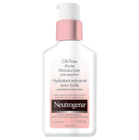Neutrogena Oil Free Acne Moisturizer Pink Grapefruit 118ml