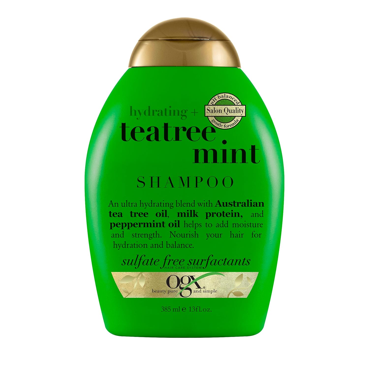 OGX Hydrating + Tea Tree Mint Shampoo 385ml