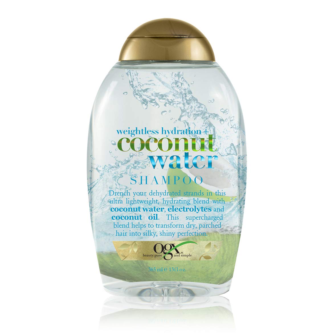OGX Weightless Hydration + Coconut Water Shampoo 385ml