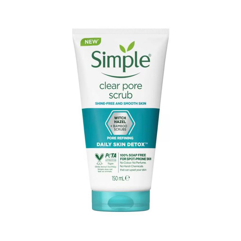 Simple Daily Skin Detox Clear Pore Scrub - 150ml