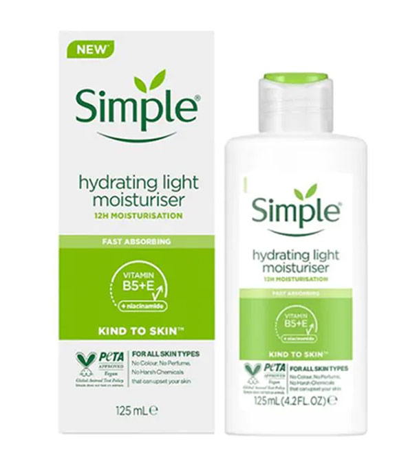 Simple Kind To Skin Hydrating Light Moisturiser 125ml