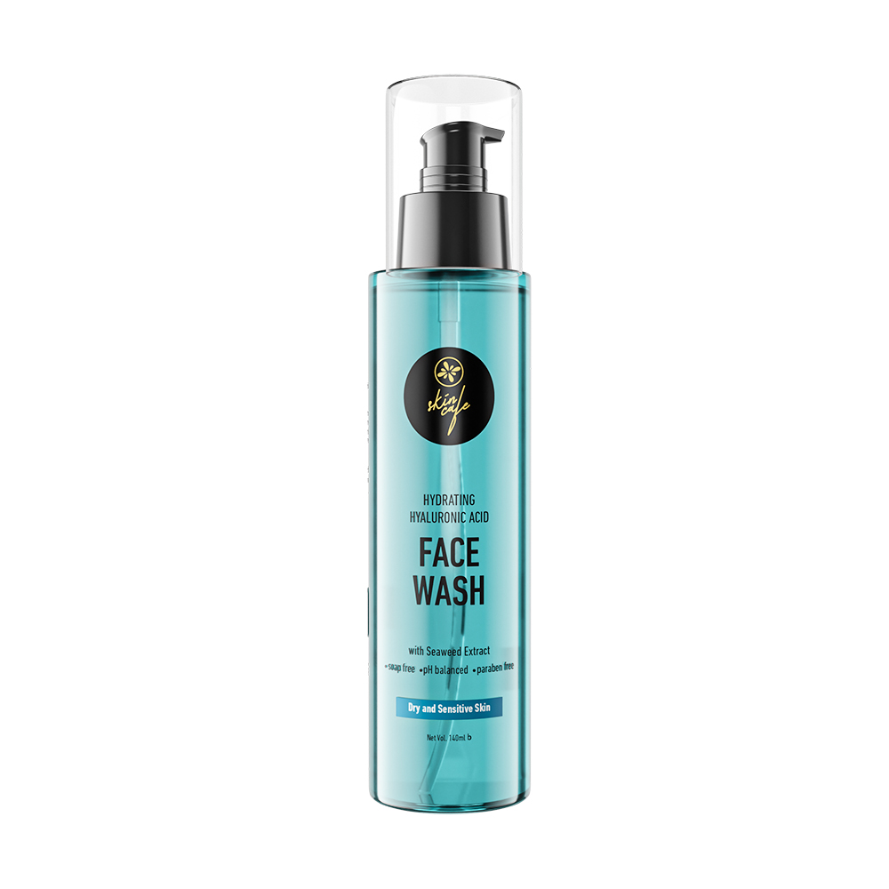 Skin Cafe Hydrating Hyaluronic Acid Face Wash with Seaweed Extract 140ml