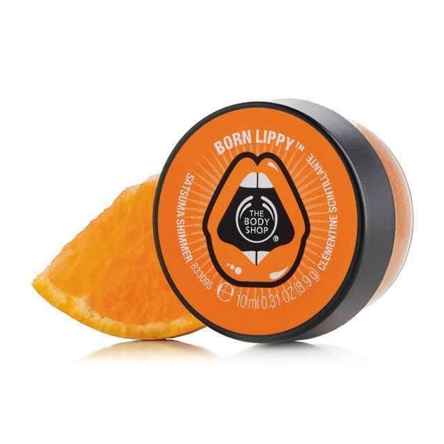 The Body Shop Born Lippy Satsuma Shimmer Lip Balm 10ml