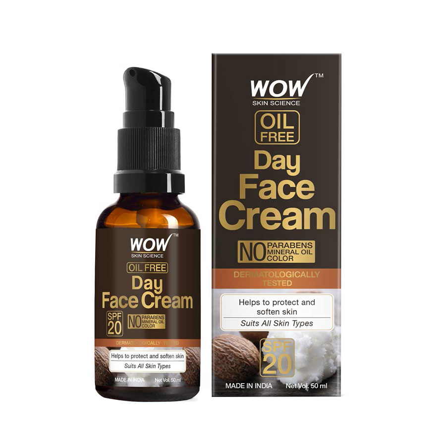 WOW Skin Science Day Face Cream SPF 20 with Rosehip Oil and Shea Butter 50ml